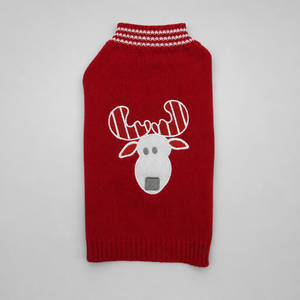 Acrylic Pet <strong>Dog</strong> Christmas Sweater <strong>Xmas</strong> Reindeer Printed Knit <strong>Jumper</strong>, Soft Warm Winter Costume for Puppy Medium Large <strong>Dogs</strong> - Product Image 6