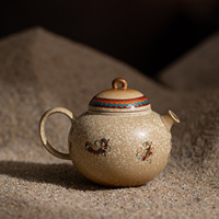 Théière en céramique Ruyi Apsaras Volantes de Dunhuang, style classique traditionnel chinois de luxe léger, pour usage domestique, coffret cadeau ; Idéal pour les fêtes