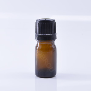 Großhandel 100 Stück 15ml-50ml Zylindrische Glasflasche Auslaufsicher Ölnebel-Flasche Schraubverschluss Braun Essenz Flüssigkeit Bernsteinfarben Diebstahlsicher Parfümiert - Product Image 5