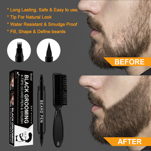 OEM vente en gros de cheveux roulés pour le cuir chevelu croissance de la barbe sérum de croissance de la barbe kit de lotion après-rasage pour hommes soins de toilettage - Product Image 5