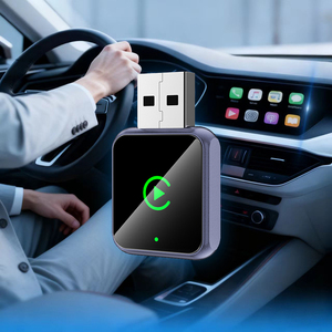 Adaptador Carplay Azul Plug and Play, Adaptador Carplay Portátil con Cable a Inalámbrico, Puerto USB 2 en 1, Dongle CarPlay - Product Image 1