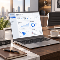Ordinateur portable professionnel OEM en métal de 15,6 pouces, 180 degrés, Intel Core i7, Barebone, RAM et SSD personnalisables, PC portable