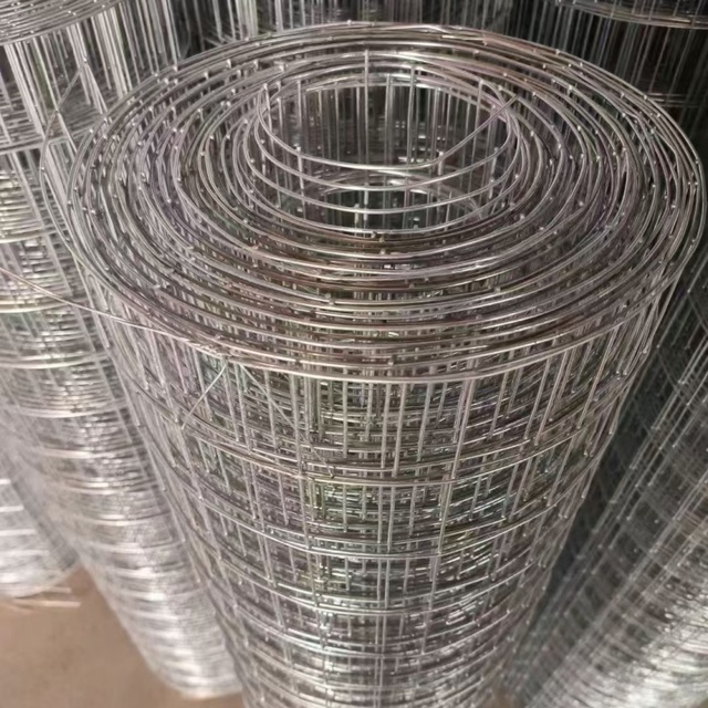 Electro Galvanized Square Hole Welded Wire Mesh for Construction Floor Heating