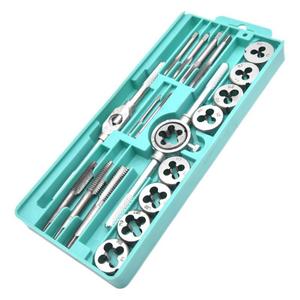 ZHCY Tap And Die Set Steel Manual Threading <b>Tools</b> For Mechanical Repair With Hard Case - Product Image 5
