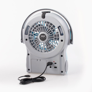 SUNCA <b>Mini</b> Mist Fan With Light 7W Battery Powered <b>Table</b> Fan For Desk Use - Product Image 3
