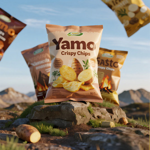 Op Maat Gemaakte Hot Seal Havermout Aardappelchips Yam Chips Bloem Cassave Vlokken Voedsel Plastic Zakken Klassieke Stijl Verpakking Zakken - Product Image 5