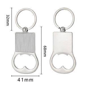 Porte-clés décapsuleur personnalisé en métal avec logo, cadeau publicitaire, vente en gros - Product Image 5