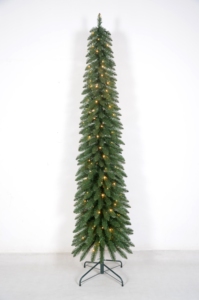 Hot Sale Artificial PVC Prelit <b>Christmas</b> <b>Tree</b> Holiday <b>Decoration</b> Slim Thin Xmas <b>Tree</b> - Product Image 2