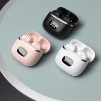 Écouteurs intra-auriculaires sans fil personnalisés avec 40 heures de lecture, écran LED, écouteurs de sport, micro intégré, casque