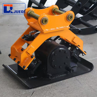 Compacteur de plaques hydraulique JUEQI à vente directe usine avec pompe pour excavatrices de 5 à 18 tonnes, garantie 2 ans, compactage de tranchées