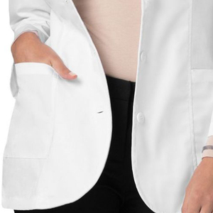 เสื้อโค้ทผ้าแคนวาสสำหรับผู้ชายเสื้อโค้ทผ้าแคนวาสสำหรับห้องแล็บทางการแพทย์ในร้านอาหารบาร์หมอสั่งทำได้ตามต้องการสำหรับห้องแล็บของผู้ชาย - Product Image 4