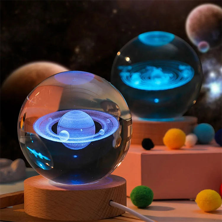 Sfera Di Cristallo Lensball Con Supporto Legno - Sfera Trasparente K9 Per Fotografia E Decorazione - Foto 9