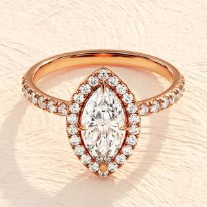 100% calidad Premium 925 plata esterlina moissanita diamante anillo punta ajuste 18K oro personalizable regalo su VVS claridad perla - Product Image 4