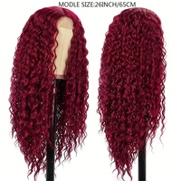 Perruque Lace Frontale pour Femme, Cheveux Longs Ondulés Bouclés, Volumineuse, Naturelle, Couvre Toute la Tête, Dentelle Transparente, Cheveux Remy, Anti-Frisottis