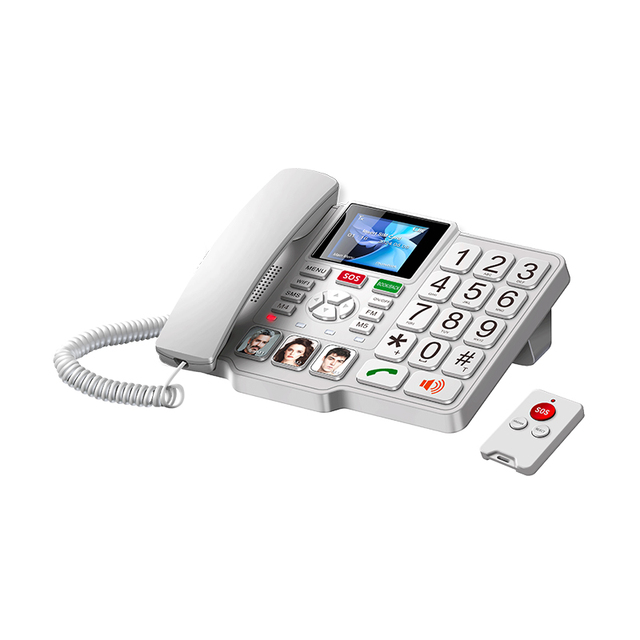 4G Telephone with SIM Cards for Senior People with SOS Call Family Number WIFI Hotspot