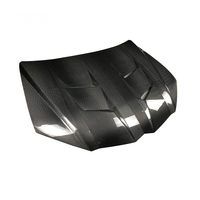 Cubierta de Motor de Fibra de Carbono Negro Brillante Compatible con Lamborghini Urus M, Parachoques Delantero