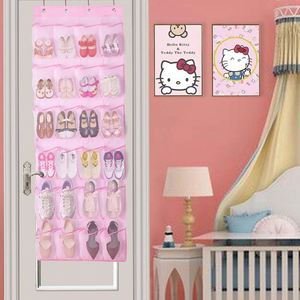 The Simple Model Over the Door Hanging <b>Shoe</b> Organizer with 24 Large Mesh Pockets Organizer Hanging Bag - Product Image 2