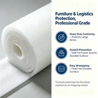 Rouleau de mousse EPE de qualité industrielle à large largeur avec une protection contre les chocs élevée pour l'emballage logistique des meubles
