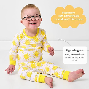 <span class=keywords><strong>Ensemble</strong></span> 2 pièces pour nouveau-né en bambou 95% et élasthanne 5% personnalisé, manches longues, décontracté, respirant, confortable, tissu tricoté, pyjama unisexe - Product Image 2