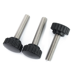 M4 M6 M8 Head Handle <strong>Screw</strong> Knurled Rubber Plastic Head Thumb <strong>Screw</strong> 10mm 12mm <strong>20mm</strong> 25mm 40mm 50mm Tightening Bolt - Product Image 6
