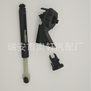 Car Hood Lock Engine Hood Linkage <b>Bracket</b> Plastic Part 1355231 <b>Black</b> PP Material For Replace Repair - Product Image 3