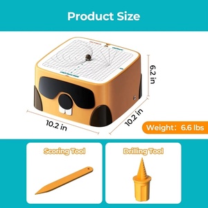 Cortador de papel Beaverbot C1 cortador de cartón para niños seguro Diy modelos <span class=keywords><strong>3D</strong></span> de cartón máquina de grabado láser - Product Image 5