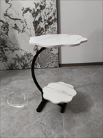 Métal petit salon maison canapé Table à thé chevet Mini balcon moderne chambre coin café Table d'appoint