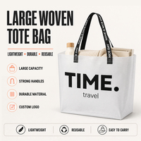 Sac de courses pliable en PP tissé, imperméable, recyclable, écologique, avec logo personnalisé imprimé, nouvelle tendance 2026
