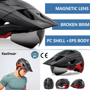OEM ODM Lightweight EPS Bicycle Helmet CE Certified Visor For Bike And Scooter Riding Ciclismo Cascos De Bicicletas
