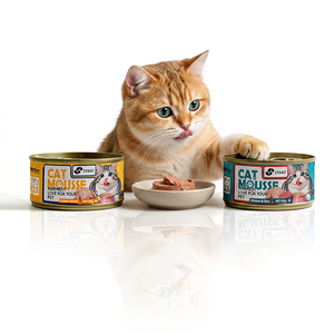 Alimento Húmedo Natural para Gatos en Lata, 85g/150g, con Carne de Pollo, Saludable, OEM, Bocadillos Húmedos para Gatos de Todas las Edades - Product Image 1