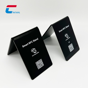 NFC ขาตั้งจออะคริลิคทั้งสองด้านชิป NFC ขาตั้งแบบเรียลไทม์แชร์โปรไฟล์การสั่งซื้อเมนูอาหารการแสดงเต็นท์โต๊ะ NFC - Product Image 2