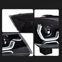 Phare avant LED modifié pour BMW Série 3 E90 2005-2012 Ikon DRL Projecteur Pièces de phare de rechange pour rétrofit automobile