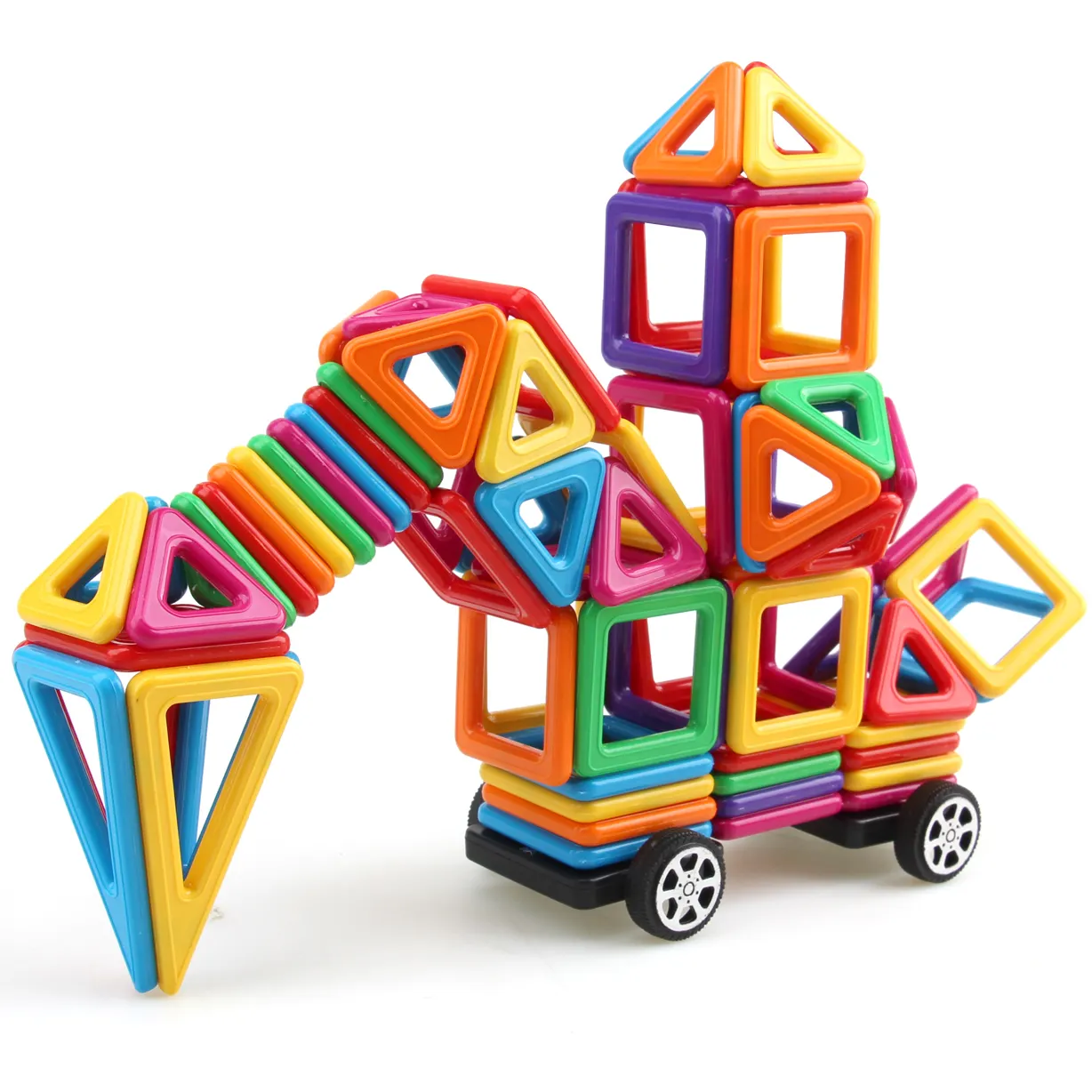 Mainan Blok Bangunan Magnetik Anak-anak, Murah 76 Buah