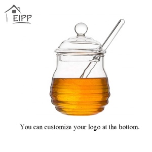EIPP - Tarro de Miel de Vidrio, Nuevo y en Oferta, Mini Tarros de Miel, Tarro de Miel de Vidrio con Tapa Personalizada Única, Caja para Decoración del Hogar - Product Image 5