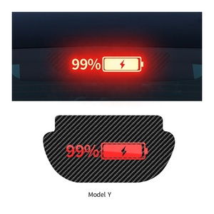 Autocollant pour feux de freinage Accessoires de voiture Autocollant de modification de projection de feux de freinage pour <span class=keywords><strong>Tesla</strong></span> Model Y - Product Image 3