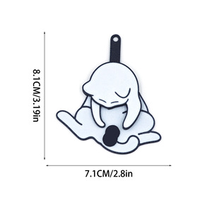 Kitten <b>Keychain</b> Plush Pendant Rotatable Charm For Backpack Ornaments Unisex Toy Gift 5 To 7 Years - Product Image 4