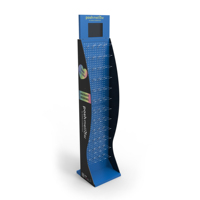 Présentoir de gants de magasin de détail, présentoir de panneau d'affichage avec écran LCD