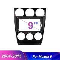 Sistema de Audio para Auto Android 15 para Mazda 6 2004-2015 con Carplay y Android Auto Inalámbricos, Navegación GPS, Reproductor de DVD USB