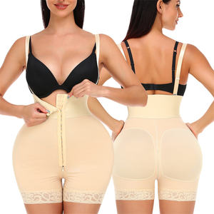 Moldeadores de control de barriga Faja con cremallera de encaje Bbl Manguito de alta compresión Entrenador de barriga con levantador de glúteos Moldeador de cuerpo arrebatado para mujeres - Product Image 1