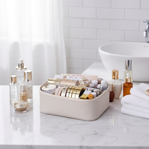 กระเป๋าเครื่องสำอางปรับแต่งได้ ความจุเยอะ ให้ความรู้สึกหรูหรา จัดเก็บเครื่องสำอางได้หลากหลาย พร้อมดีไซน์ที่เป็นเอกลักษณ์ - Product Image 5