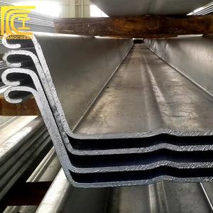 Panneaux de palissage en acier Larsen SY295 SY390 400*100*10.5mm Q235 Q355 9m 12m 15m 18m 24m DIN, JIS, AISI, ASTM, GB, BS Type Z Type <span class=keywords><strong>U</strong></span> - Product Image 4