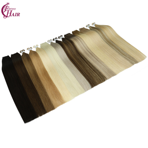 FH # Extensions de cheveux humains Genius Weft p8-60, fournisseurs, 22 pouces, 100g, cheveux humains européens, extensions de cheveux humains Genius Weft - Product Image 3