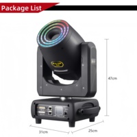 Anneau LED RGBW DMX512 avec animation 3D, lumière laser mobile avec balayage galvanométrique 300W pour DJ/scène disco