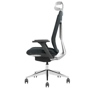 Modern Design Ergonomic Office Chair With Adjustable Headrest Comfortable Swivel Back Mesh Fabric CEO Task Manager Free Sample