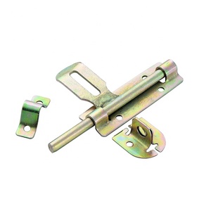 Sắt Màu Mạ Chống Trộm Cửa Tháp Khóa Thùng Cửa <span class=keywords><strong>Latch</strong></span> Bolt Móc Khóa An Ninh Trượt Patio Cửa <span class=keywords><strong>Latch</strong></span>/Bolt - Product Image 6