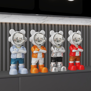 Figuras <span class=keywords><strong>de</strong></span> Acción <span class=keywords><strong>de</strong></span> Astronautas, Estatua <span class=keywords><strong>de</strong></span> Resina Pintada a Mano, Juguete Artístico <span class=keywords><strong>de</strong></span> Moda, Artesanía, Decoración para Escritorio, Sala <span class=keywords><strong>de</strong></span> Estar, Oficina, Vinoteca, Hogar - Product Image 1