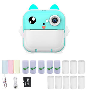 Cámara Instantánea para Niños <span class=keywords><strong>de</strong></span> 2.4 Pulgadas, Impresión Térmica sin Tinta, 1080P, con 16 Rollos <span class=keywords><strong>de</strong></span> Papel, Tarjeta SD <span class=keywords><strong>de</strong></span> 32GB, Impresora Recargable, Juguete para Niños Q5 - Product Image 4