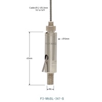 Pince de câble de sortie latérale de câble métallique en acier inoxydable avec verrou de câble
