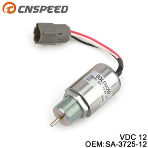 Válvula electromagnética SA-3725 de 12V 24V para apagado de motor diésel y control de combustible de generador - Product Image 5