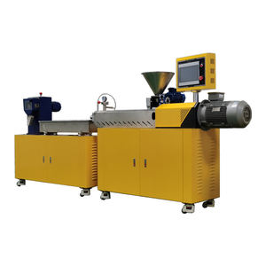 Mesin pengolahan karet plastik pelletisasi plastik kecil Mini ekstruder skala Lab ekstruder sekrup ganda - Product Image 4